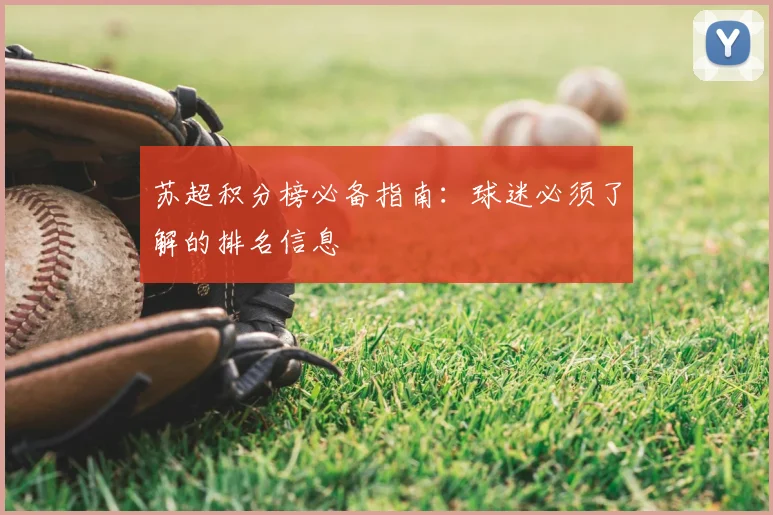 苏超积分榜必备指南：球迷必须了解的排名信息