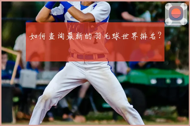 如何查询最新的羽毛球世界排名?